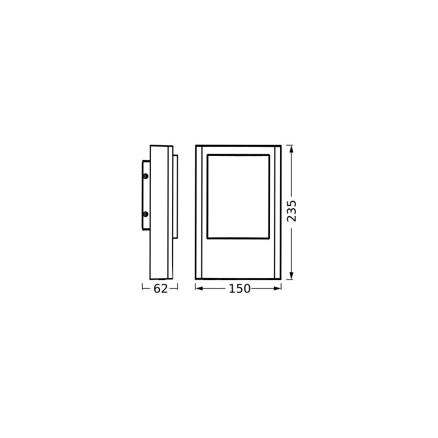 Ledvance - Applique murale extérieure ENDURA STYLE LED/12,5W/230V IP44