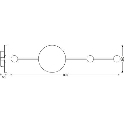 Ledvance - Applique murale LED DECOR WOOD LED/6W/230V