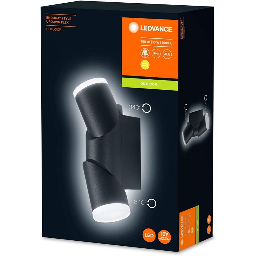 Ledvance - Applique murale LED d'extérieur ENDURA 2xLED/13W/230V IP44