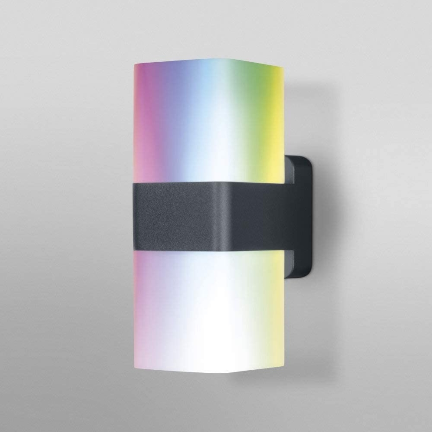 Ledvance - Applique murale LED RVBW extérieur SMART+ CUBE LED/13,5W/230V IP44 Wi-Fi