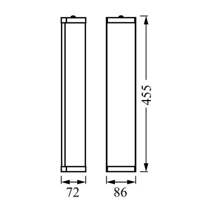 Ledvance - Applique murale salle de bain BATHROOM CLASSIC 3xE14/12W/230V IP44