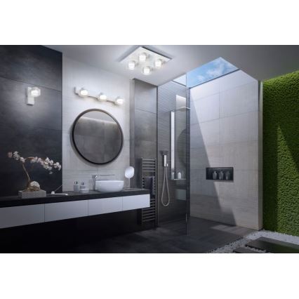Ledvance - Applique murale salle de bain ORBIS FLAME 3xLED/5,5W/230V 3000/4000K IP44 blanc