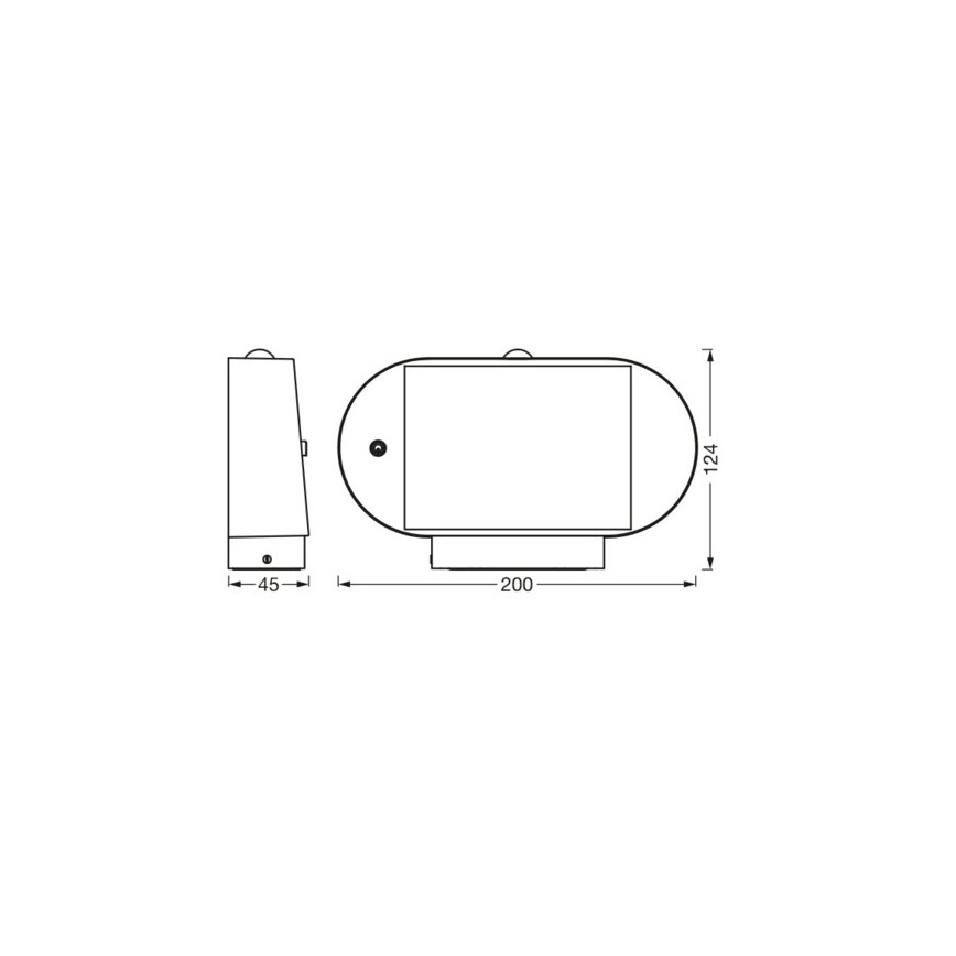 Ledvance - Applique murale solaire avec détecteur de mouvement et de crépuscule ENDURA STYLE LED/4W/3,7V 2000 mAh IP44