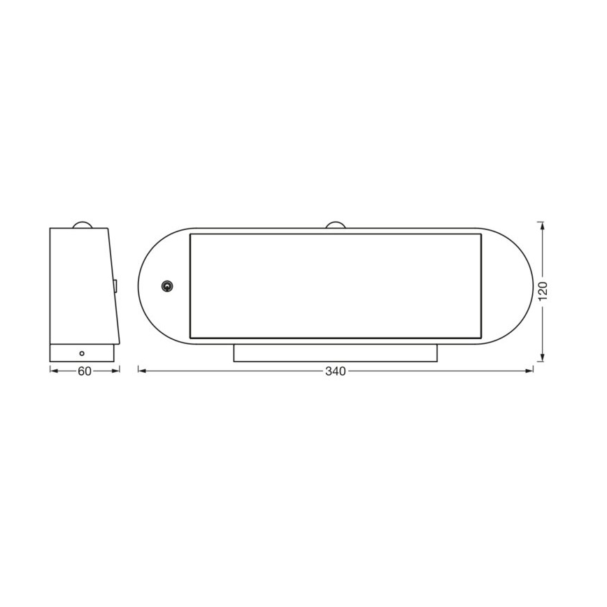 Ledvance - Applique murale solaire avec détecteur ENDURA STYLE LED/6W/7,4V 2000 mAh IP44
