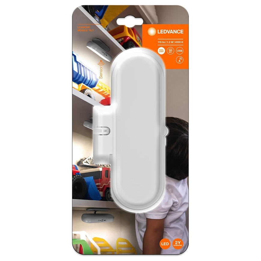 Ledvance - Éclairage de meubles avec un détecteur MOBILE LED/1,2W/5V 500 mAh 4000K