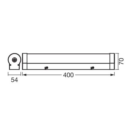 Ledvance - Éclairage miroir tactile à intensité variable ORBIS TUBE LED/9W/230V 40 cm 3000/4000K IP44