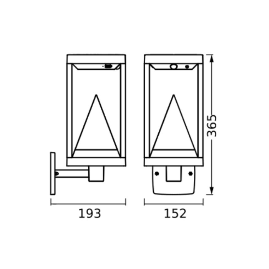 Ledvance - Applique murale solaire  LED RGBW  avec détecteur SMART+ ALPS LED/6W/3,7V 3000K IP44