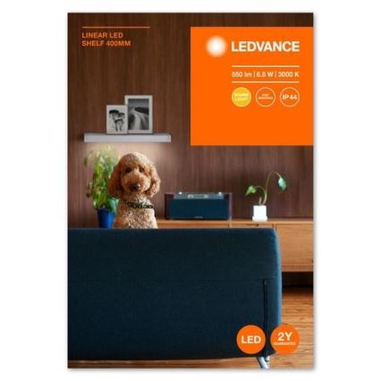 Ledvance - Étagère avec éclairage LINEAR LED/6,5W/230V 40 cm IP44