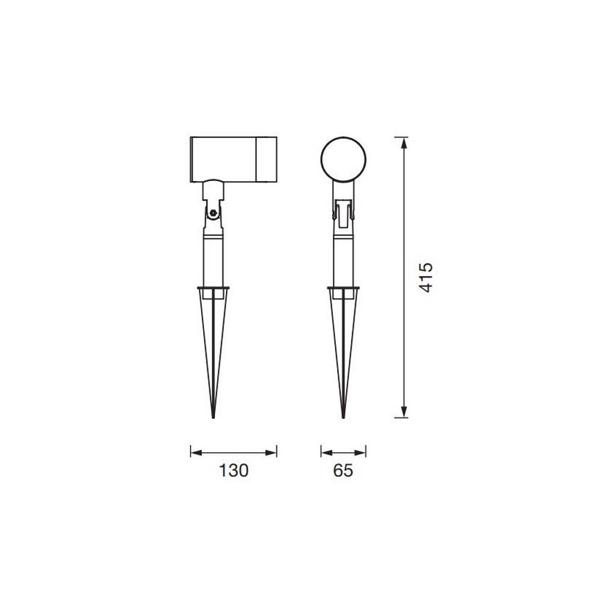 Ledvance - Lampadaire d'extérieur ENDURA CLASSIC 1xGU10/35W/230V IP54