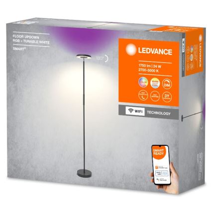 Ledvance - Lampadaire LED RGBW  à intensité variable SMART+ FLOOR LED/13,5W/230V 2700-5000K Wi-Fi