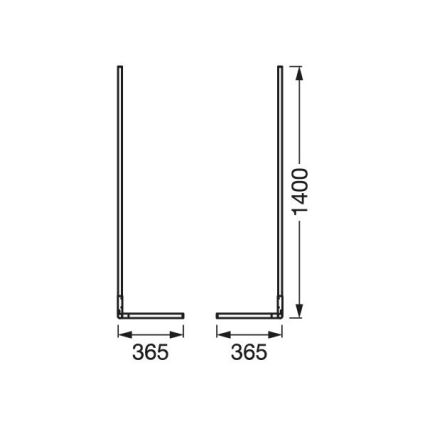 Ledvance - Lampadaire LED RGBW à intensité variable SMART+ FLOOR LED/14W/230V 2700-6500K Wi-Fi + télécommande