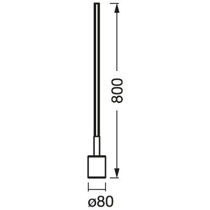 Ledvance - Lampadaire LED RGBW à intensité variable SMART+ FLOOR LED/8W/230V 2700-6500 Wi-Fi blanc + télécommande