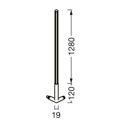 Ledvance - Lampadaire LED RVBW à intensité variable SMART+ CORNER LED/14W/230V Wi-Fi