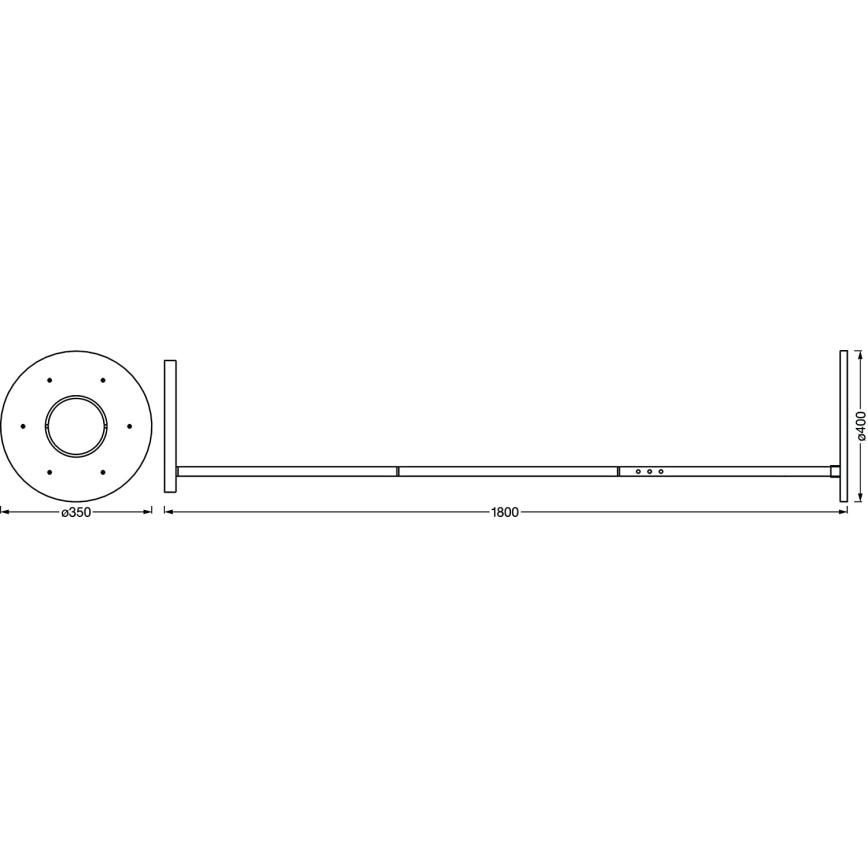 Ledvance - Lampadaire à intensité variable SUN@HOME LED/36W/230V 2200-5000K CRI 95 Wi-Fi