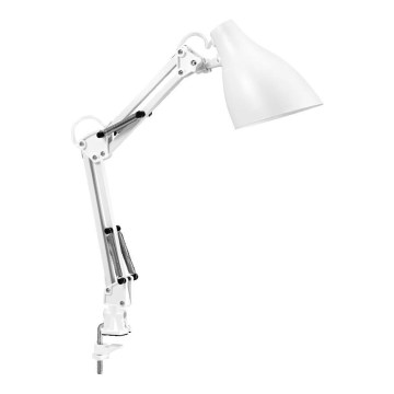 Ledvance - Lampe de bureau à pince PEAR 1xE27/11W/230V blanche