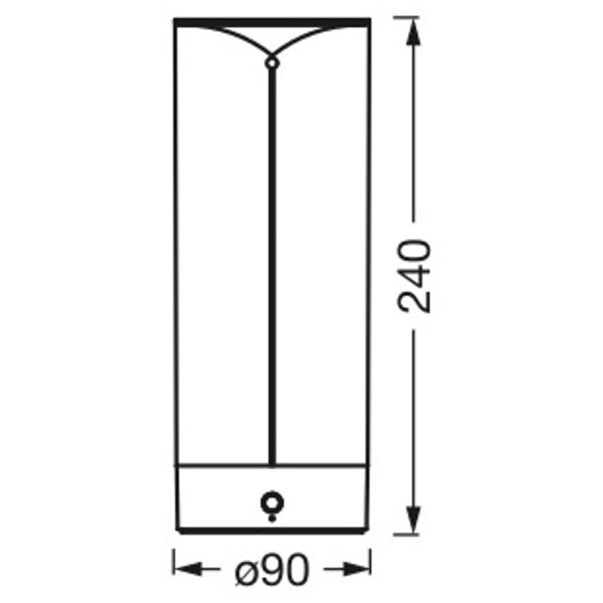 Ledvance - Lampe de table tactile à intensité variable DECOR FILAMENT LED/1,2W/5V 1000 mAh