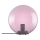 Ledvance - Lampe de table BUBBLE 1xE27/40W/230V rose