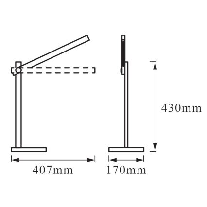 Ledvance - Lampe de table dimmable LED PANAN LED/7W/230V