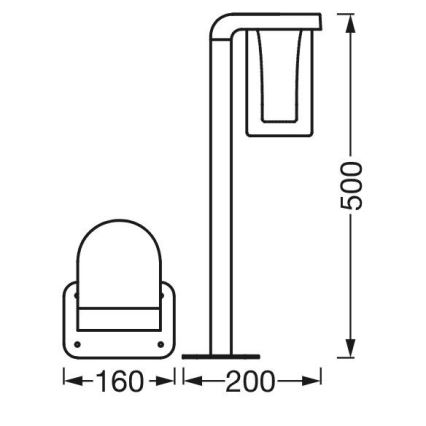 Ledvance - Lampe d'extérieur à intensité variable LED RGBW CASCADE LED/10W/230V IP44 Wi-Fi