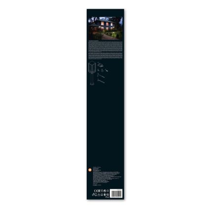 Ledvance - Lampe d'extérieur FRAME 1xE27/60W/230V IP44 60 cm