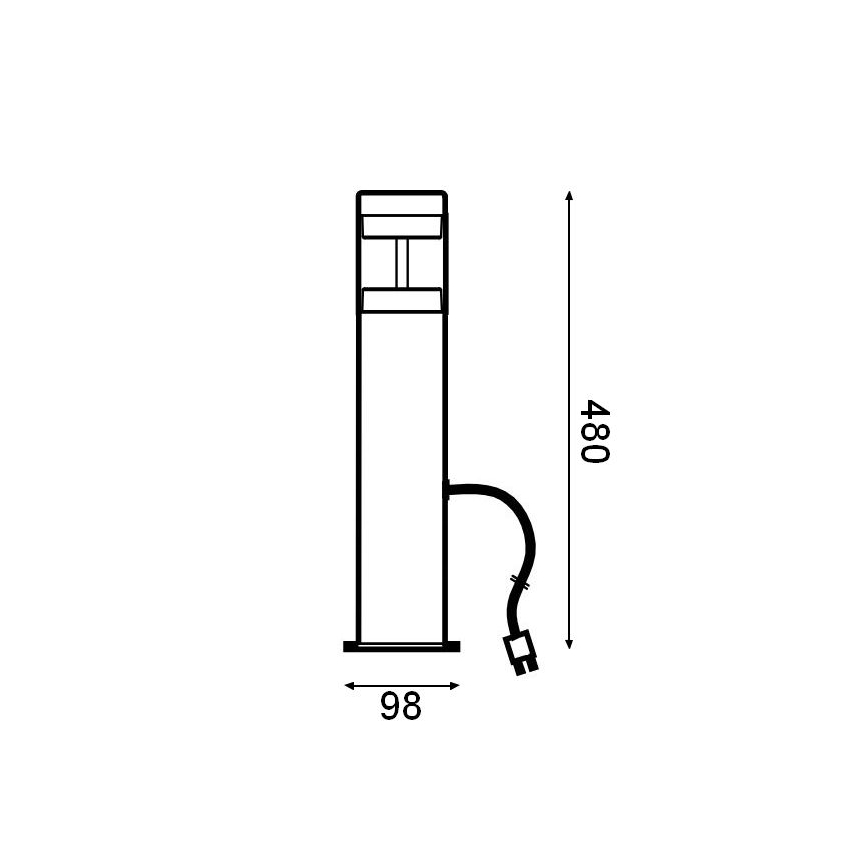 Ledvance - Lampe extérieure ENDURA HYBRID HAGEN LED/4W/12V IP44