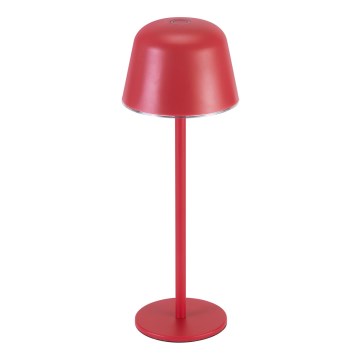 Ledvance - Lampe rechargeable extérieure à intensité variable TABLE LED/2,5W/5V IP54 rouge