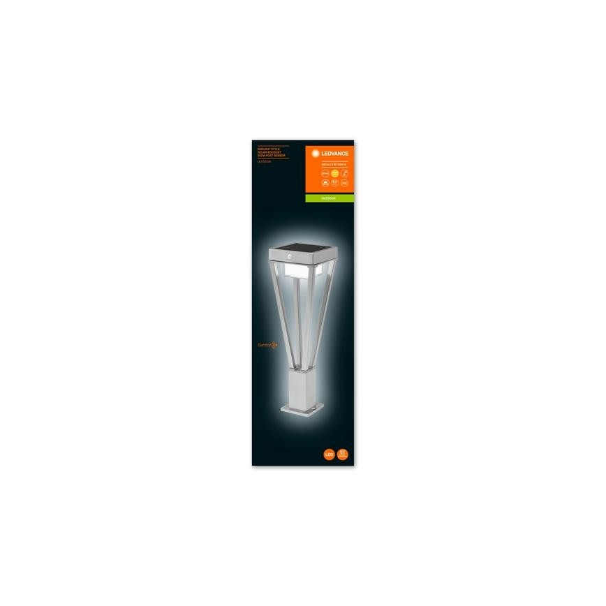 Ledvance - Lampe solaire extérieure avec détecteur BOUQUET LED/6W/3,7V 2200 mAh IP44