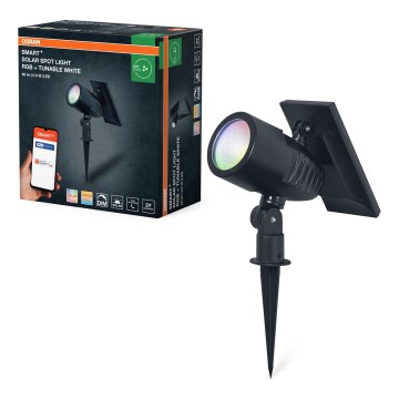 Ledvance - Lampe solaire LED RGBW dimmable SMART+ SOLAR LED/0,6W/3,7V 2000 mAh 3000-6500K IP44