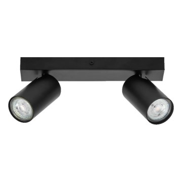 Ledvance - LED Applique murale spot OCTAGON 2xGU10/3,4W/230V 2700K noir
