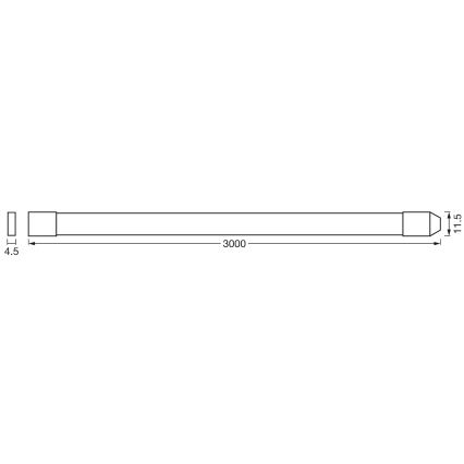 Ledvance - LED RGB+TW à intensité variable extérieur Ruban FLEX 3m LED/12,5W/230V 2700-6500K IP44 Wi-Fi