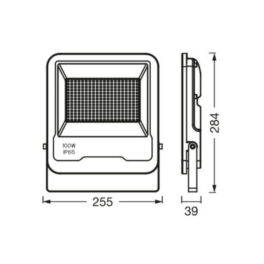 Ledvance - Projecteur LED RGBW à intensité variable SMART+FLOODLIGHT LED/100W/230V IP65 Wi-Fi