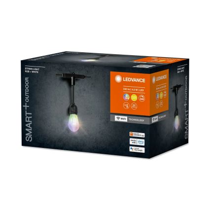 Ledvance - Guirlande d'extérieur LED RGBW dimmable SMART+ STRING 12xLED/0,37W/230V IP44 Wi-Fi