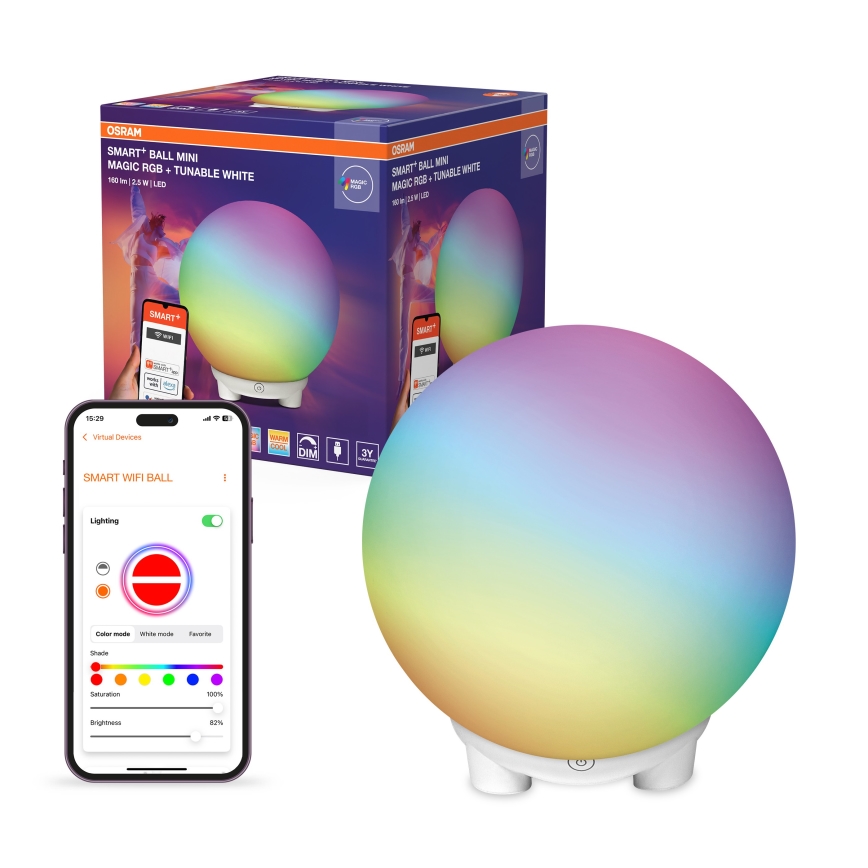 Ledvance - LED RGBW Lampe de table rechargeable dimmable SMART+ MAGIC LED/2,5W/5V 2200-6500K Wi-Fi blanc