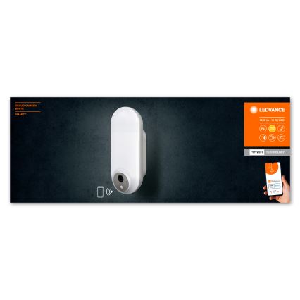 Ledvance - LED RGBW À intensité variable applique murale extérieure avec détecteur et caméra SMART+ LED/15W/230V Wi-Fi IP44