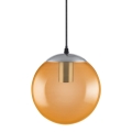 Ledvance - LED Suspension filaire BUBBLE 1xE27/8W/230V orange d. 20 cm