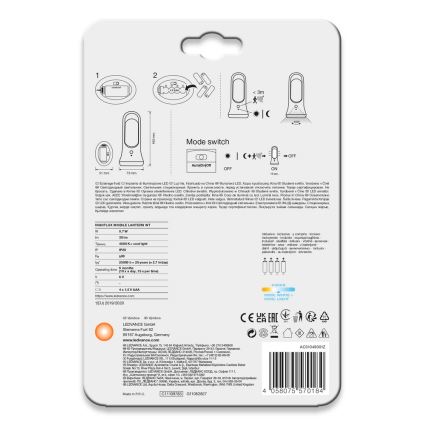 Ledvance - Lumière d'orientation avec un détecteur MOBILE LED/0,7W/4xAAA