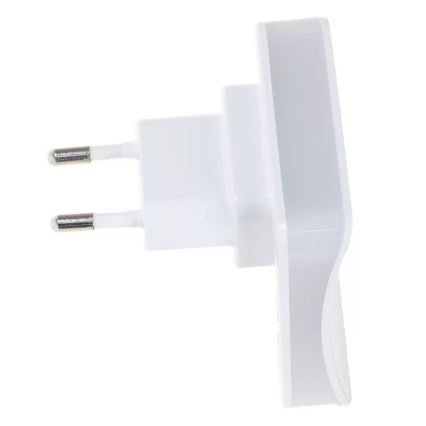 Ledvance - Lumière d'orientation sur prise avec détecteur RGB LUNETTA LED/0,3W/230