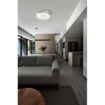 Ledvance - Plafonnier à intensité variable avec un ventilateur SMART+ LED/35W/230V Wi-Fi 3000-6500K + Télécommande