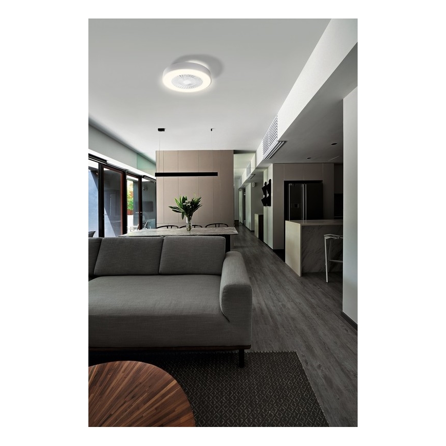 Ledvance - Plafonnier à intensité variable avec un ventilateur SMART+ LED/35W/230V Wi-Fi 3000-6500K + Télécommande