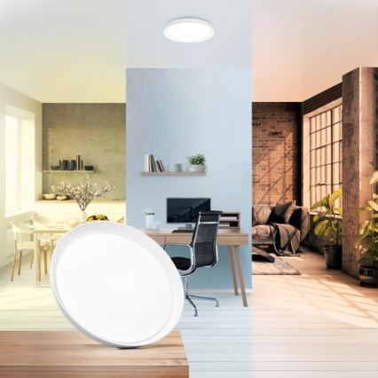 Ledvance - Luminaire à intensité variable SUN@HOME ORBIS LED/26W/230V 2200-5000K CRI 95 Wi-Fi