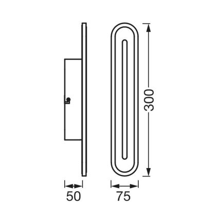 Ledvance - Luminaire de salle de bain à intensité variable SMART+ BATH LED/13W/230V 3000-6500K IP44 Wi-Fi