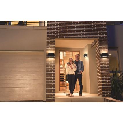 Ledvance - Applique murale d'extérieur à intensité variable LED RGBW BRICK LED/14W/230V Wi-Fi IP44