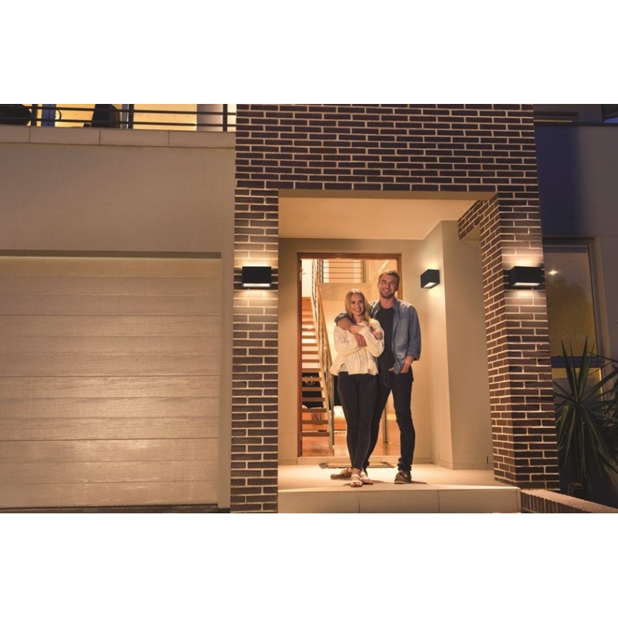 Ledvance - Applique murale d'extérieur à intensité variable LED RGBW BRICK LED/14W/230V Wi-Fi IP44