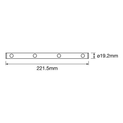 Ledvance - Luminaire d'orientation LED LUMISTIXX 4xLED/0,6W/4,5V
