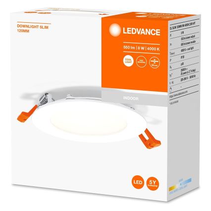 Ledvance - Luminaire encastrable SLIM LED/8W/230V 4000K