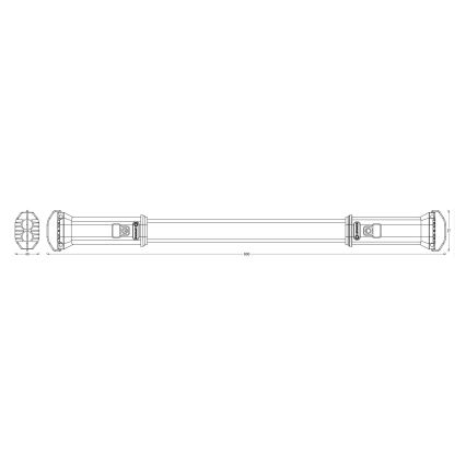 Ledvance - Luminaire industriel TUBE LED/10W/5V IP54