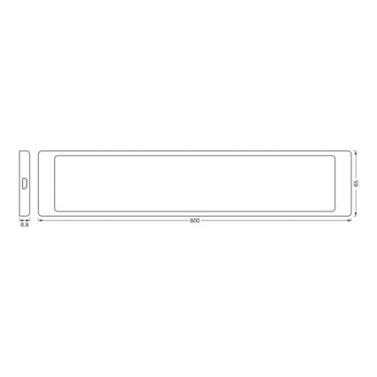 Ledvance - Luminaire sous meuble de cuisine à intensité variable UNDERCABINET LED/12W/230V 2700-6500K Wi-Fi