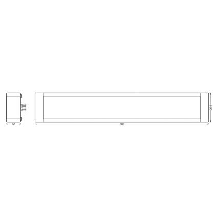 Ledvance - Luminaire sous meuble de cuisine à intensité variable SMART+ UNDERCABINET LED/8W/24/230V 2700-6500K Wi-Fi