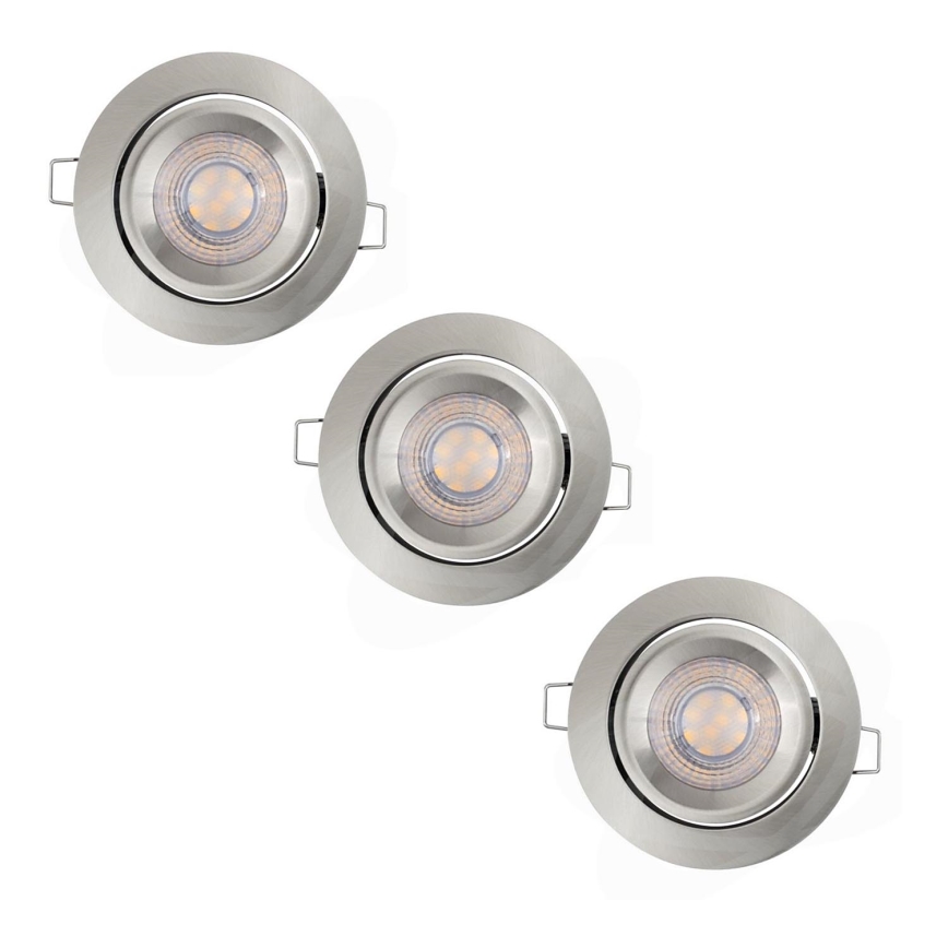 Ledvance - Pack de 3 luminaires LED encastrables dimmables SIMPLE LED/4,9W/230V
