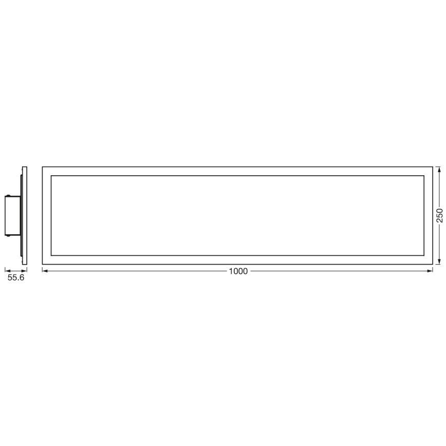 Ledvance - Panneau à intensité variable LED RGBW SMART+ PLANON LED/30W/230V Wi-Fi + Télécommande